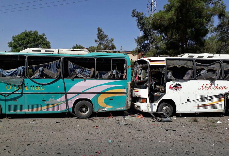 Car bombs rock Syrian capital, killing 8